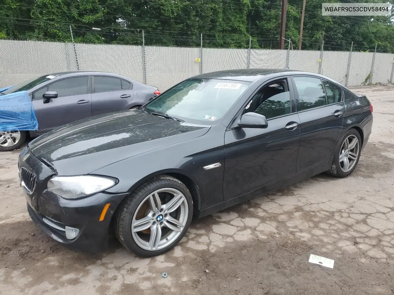 2012 BMW 550 I VIN: WBAFR9C53CDV58494 Lot: 61587265