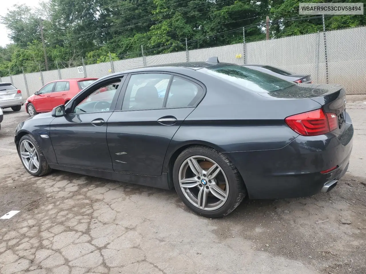 2012 BMW 550 I VIN: WBAFR9C53CDV58494 Lot: 61587265