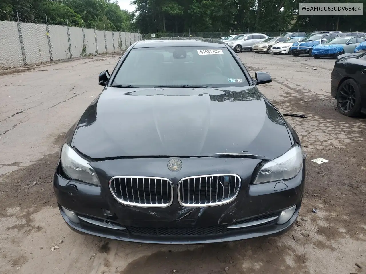 2012 BMW 550 I VIN: WBAFR9C53CDV58494 Lot: 61587265