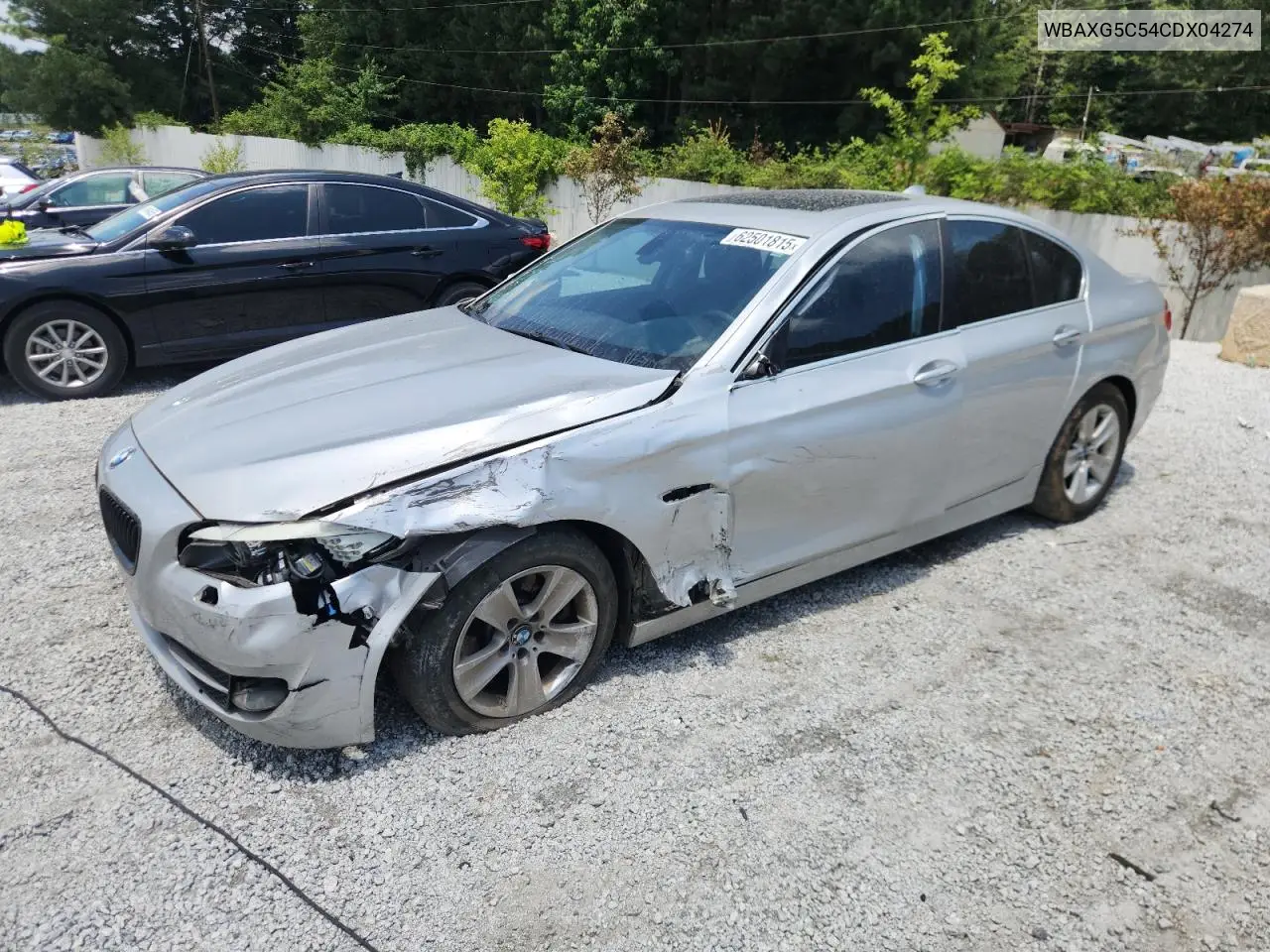 2012 BMW 528 I VIN: WBAXG5C54CDX04274 Lot: 62501815