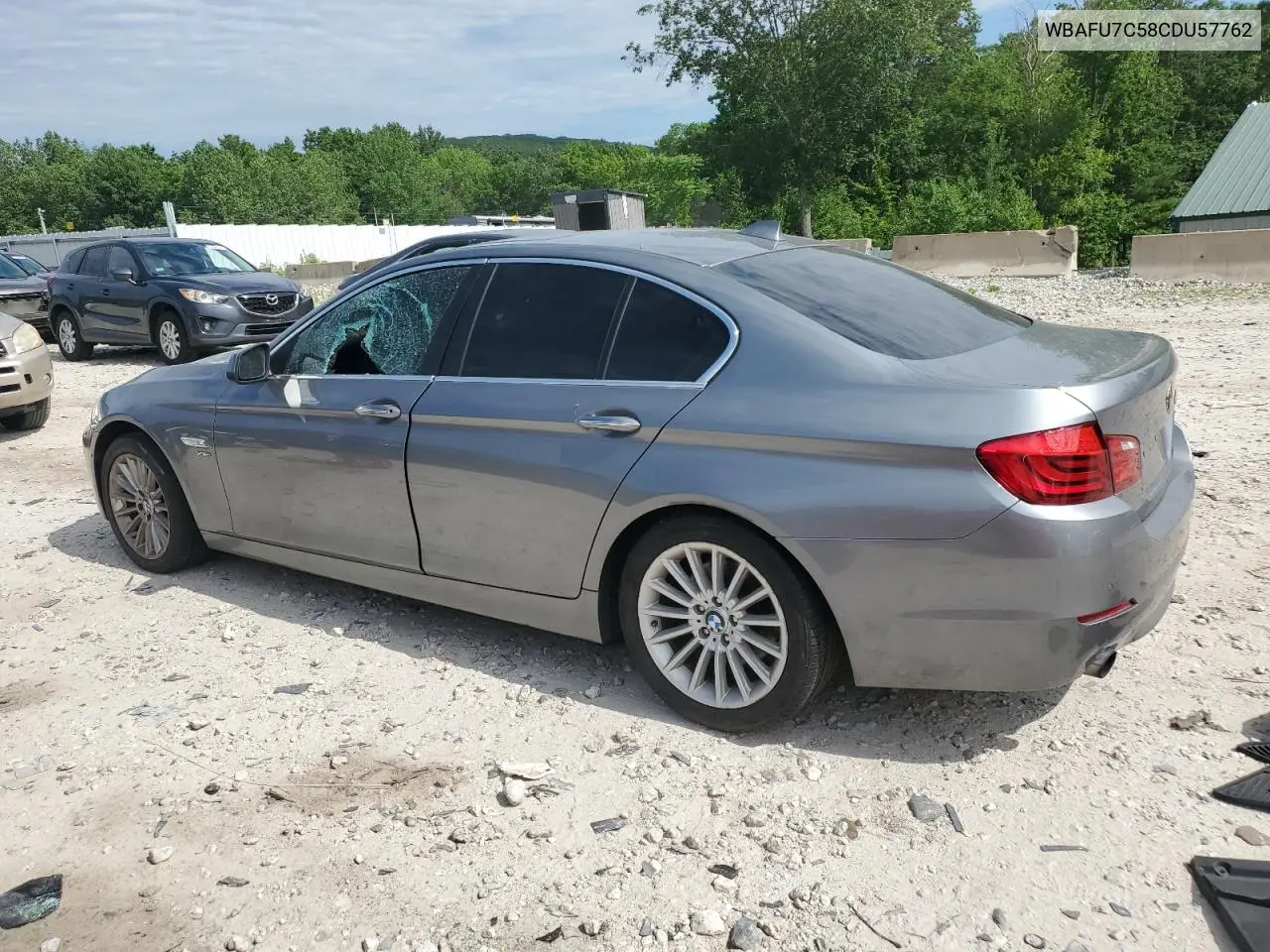 2012 BMW 535 Xi VIN: WBAFU7C58CDU57762 Lot: 62812875