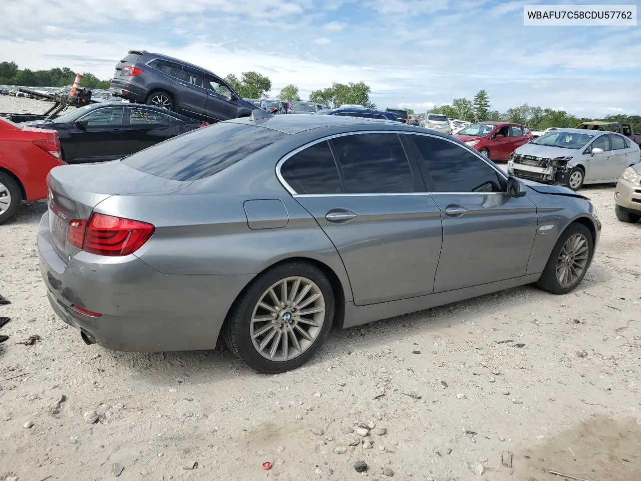 2012 BMW 535 Xi VIN: WBAFU7C58CDU57762 Lot: 62812875