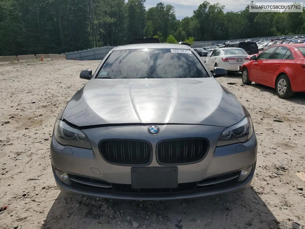 2012 BMW 535 Xi VIN: WBAFU7C58CDU57762 Lot: 62812875