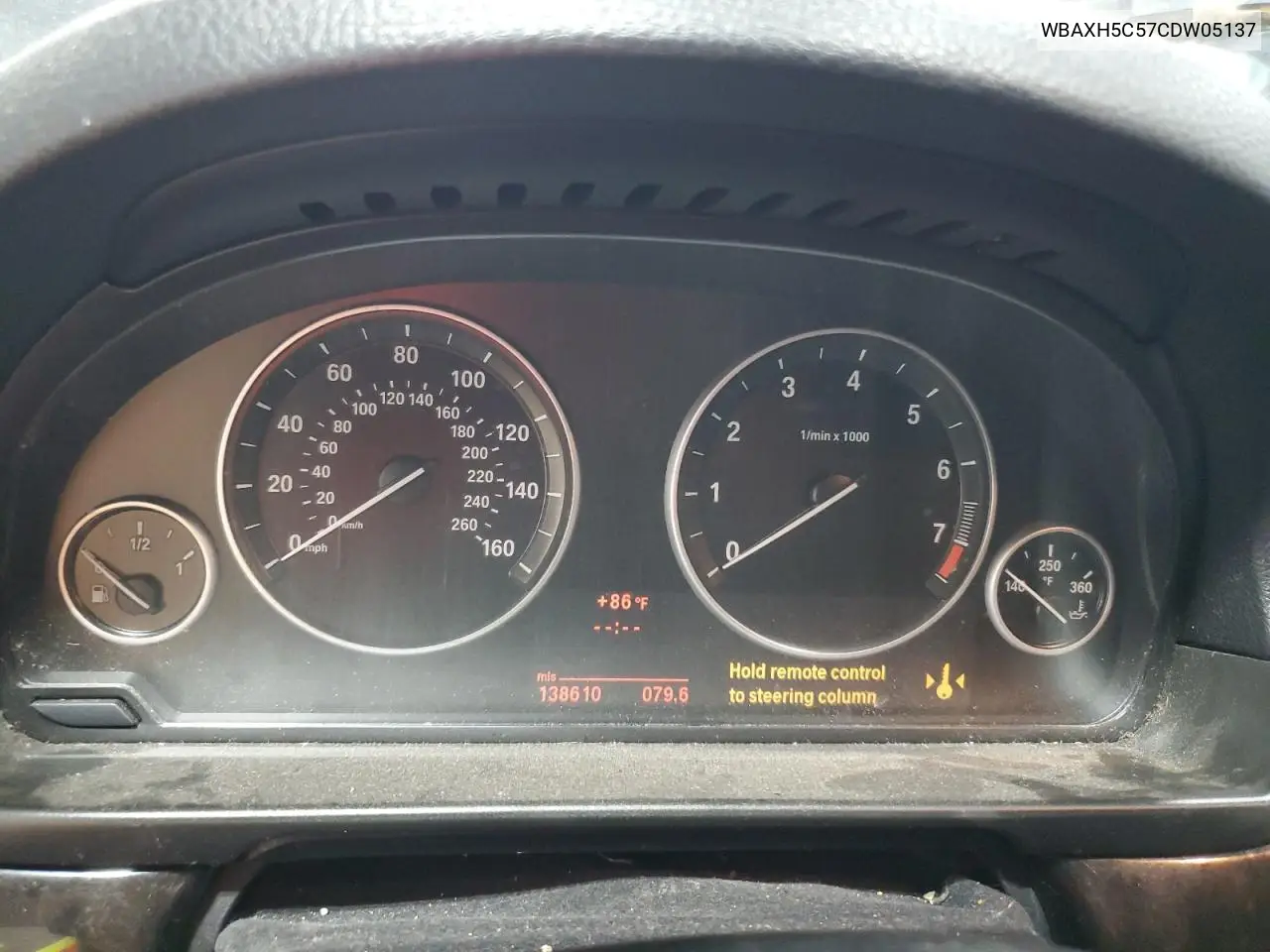 2012 BMW 528 Xi VIN: WBAXH5C57CDW05137 Lot: 63267655