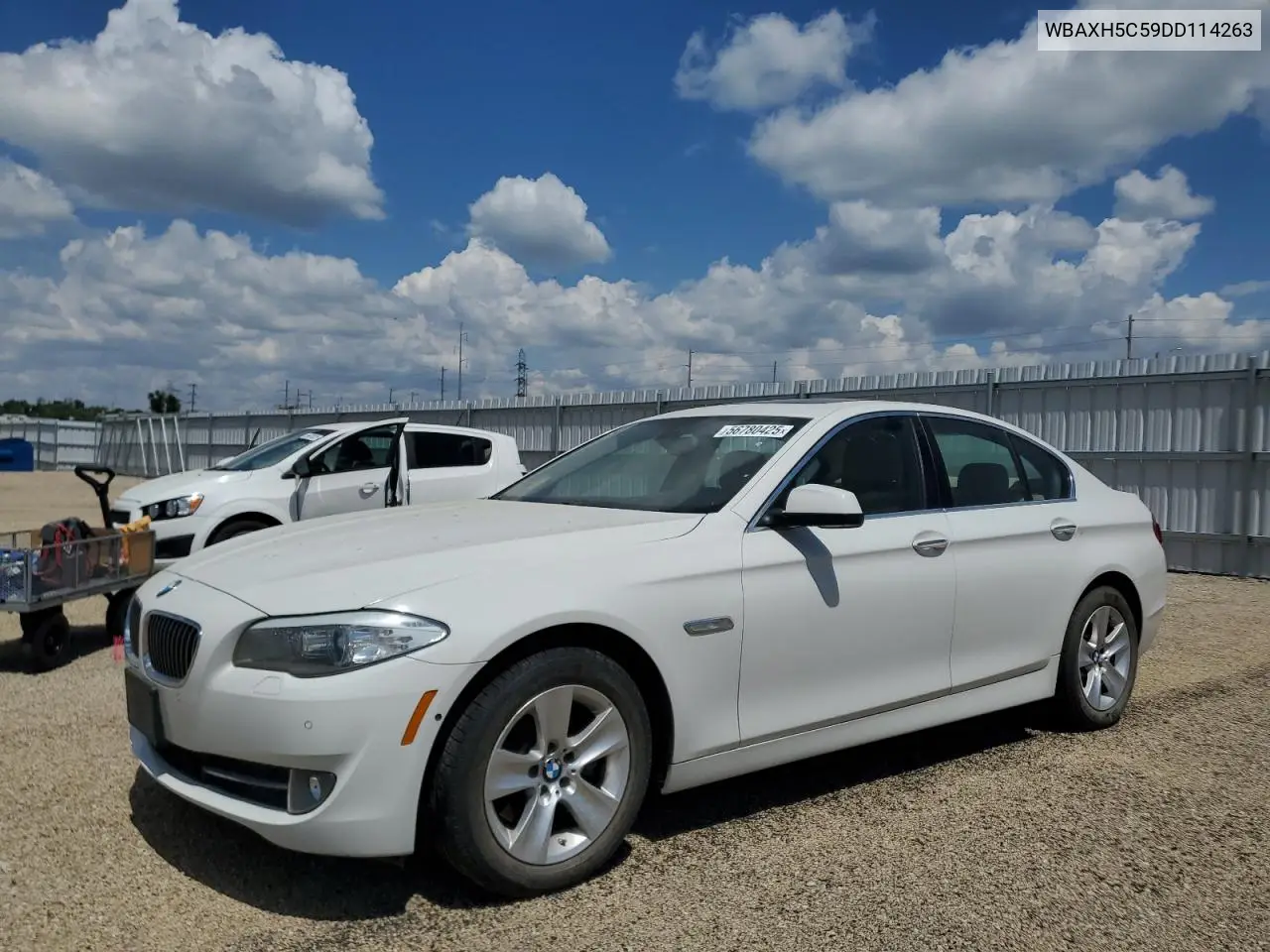 2013 BMW 528 Xi VIN: WBAXH5C59DD114263 Lot: 56780425