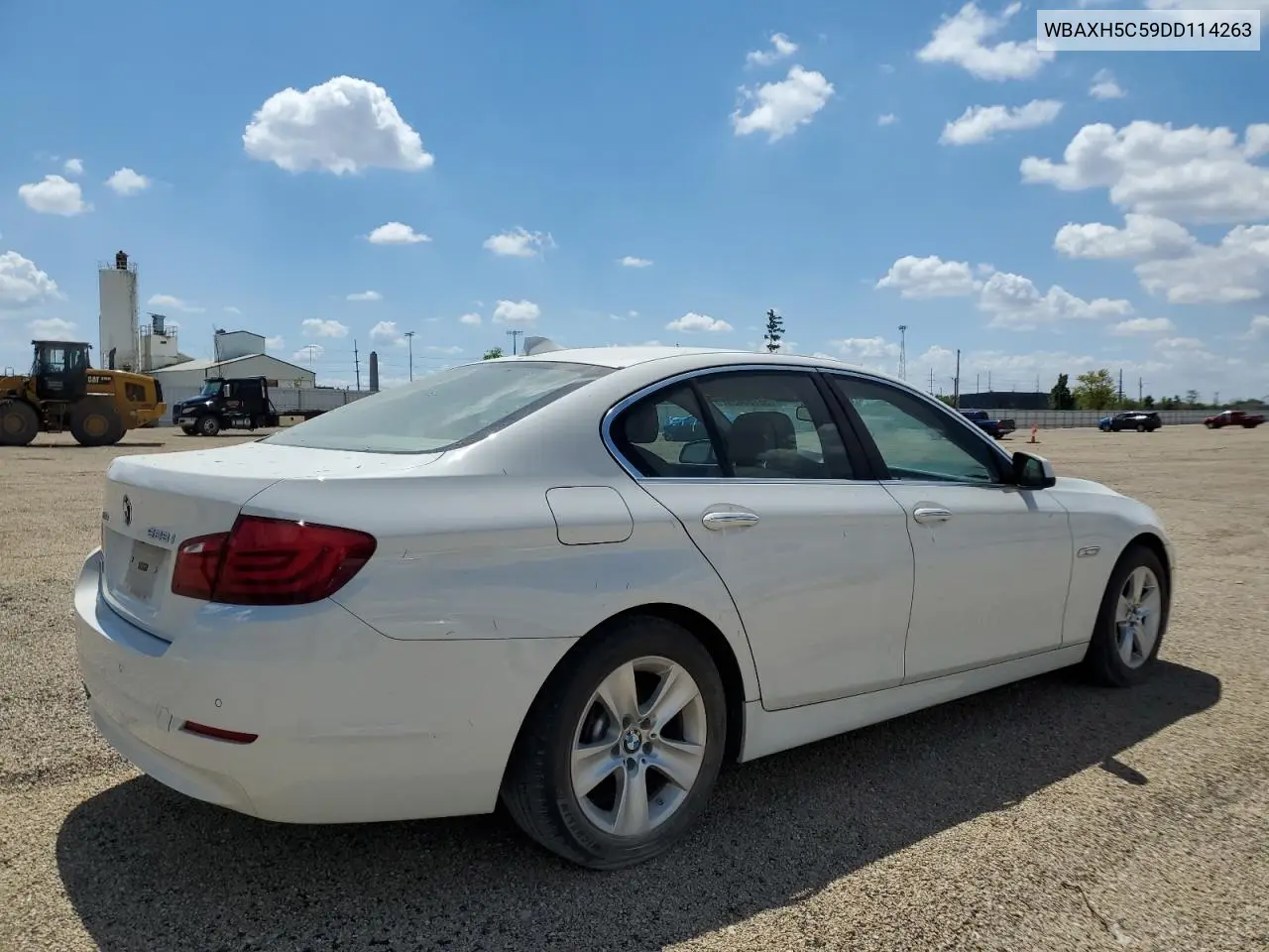 2013 BMW 528 Xi VIN: WBAXH5C59DD114263 Lot: 56780425