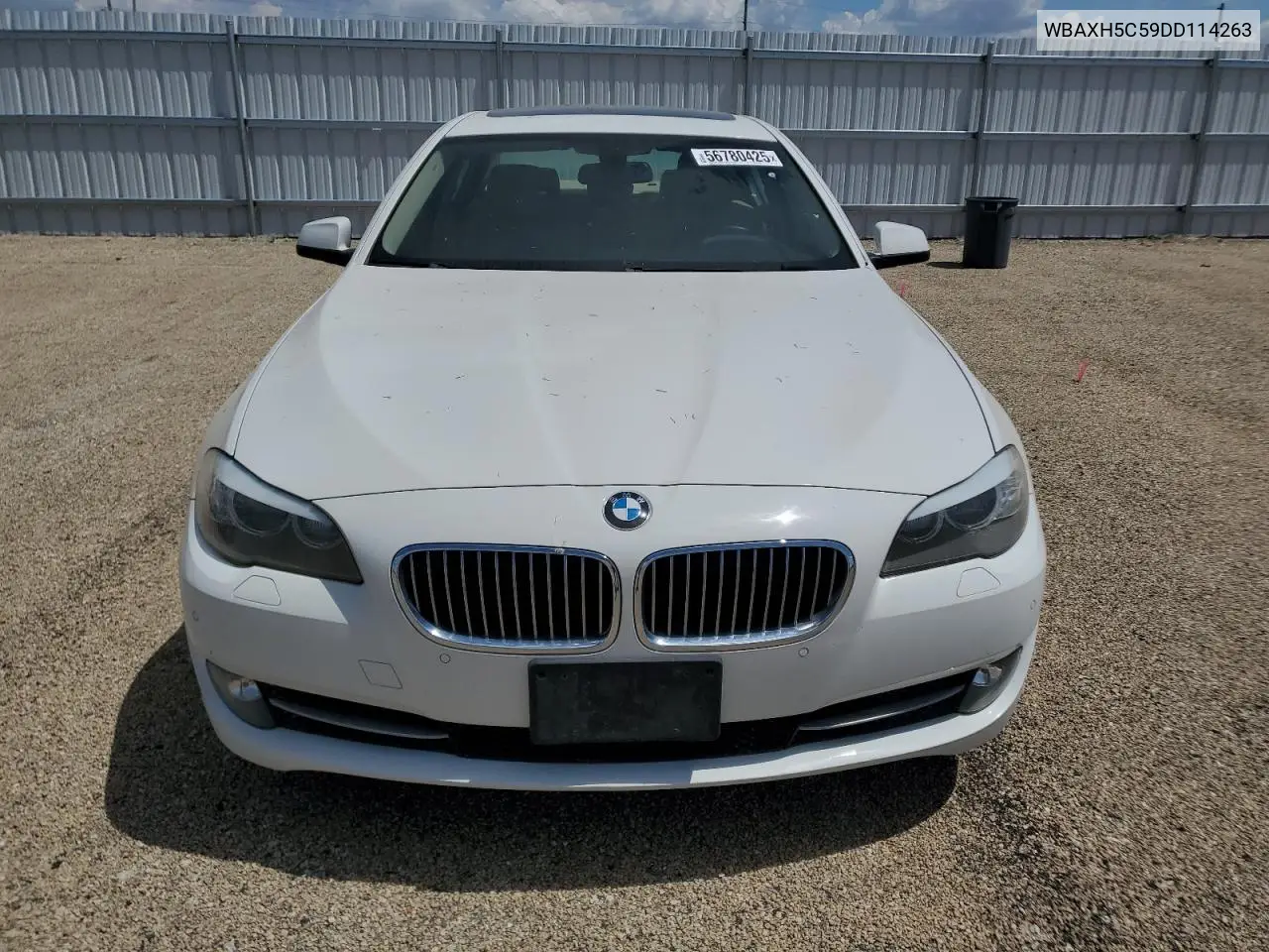 2013 BMW 528 Xi VIN: WBAXH5C59DD114263 Lot: 56780425