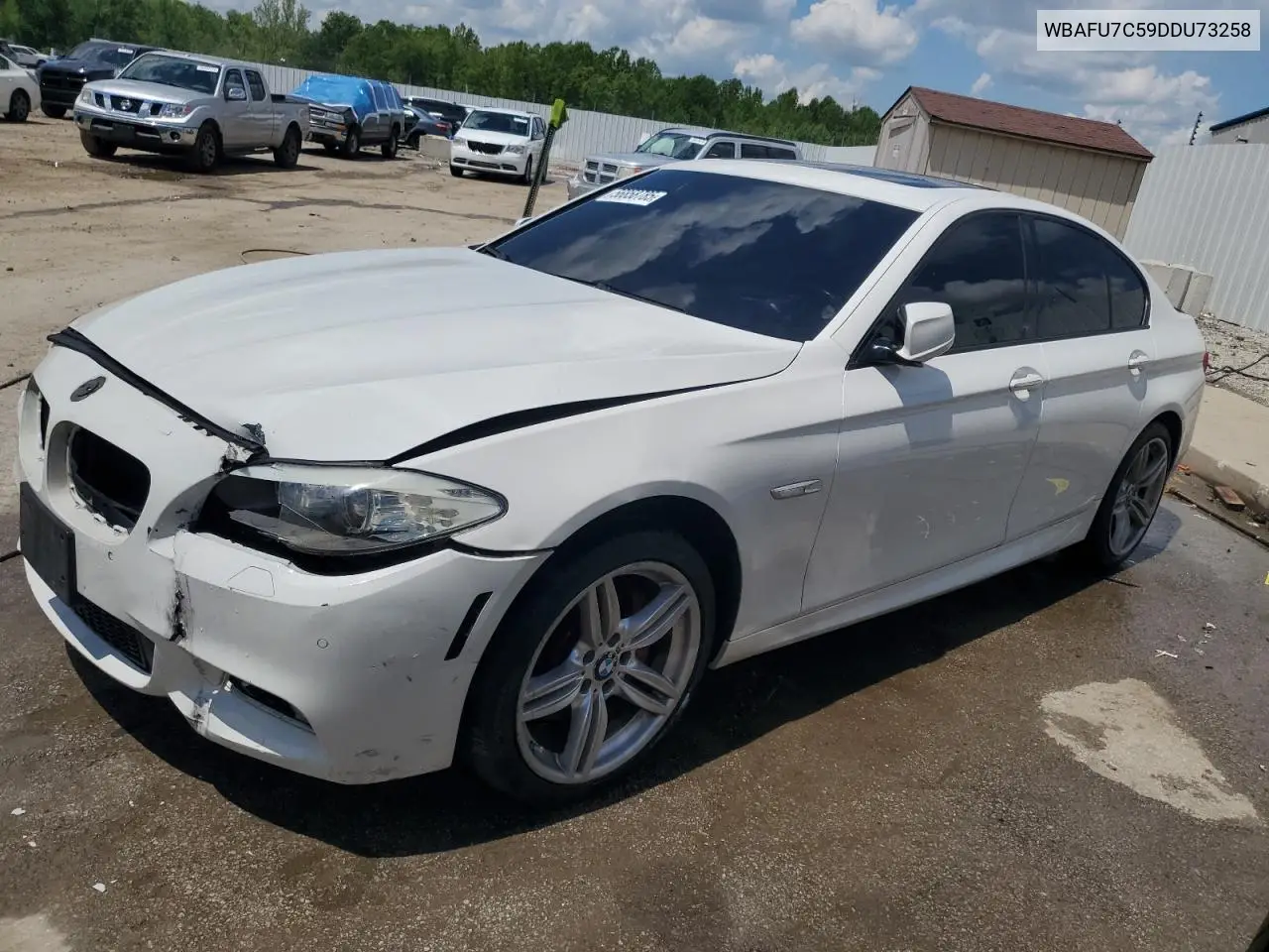 2013 BMW 535 Xi VIN: WBAFU7C59DDU73258 Lot: 56858785
