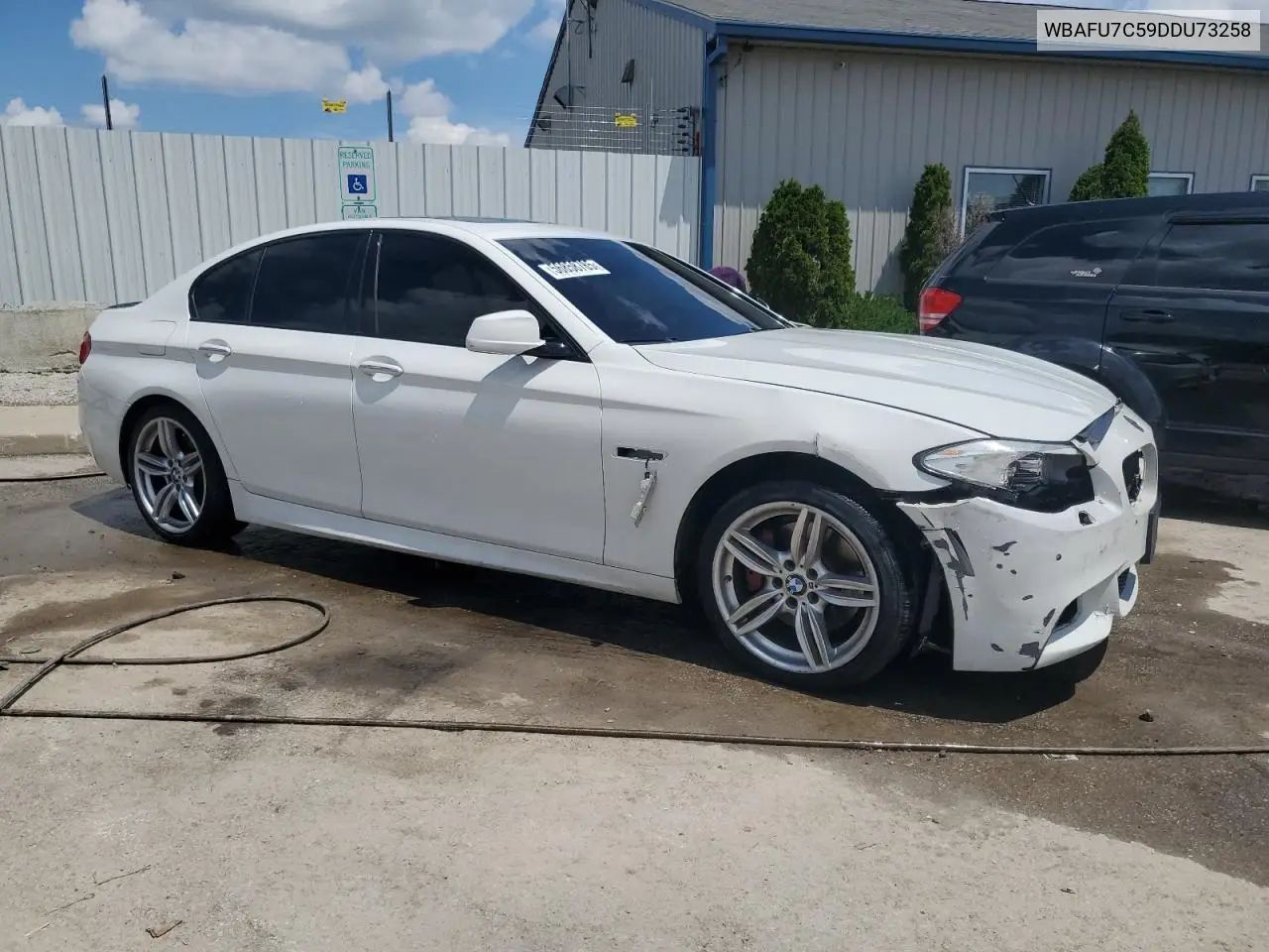 2013 BMW 535 Xi VIN: WBAFU7C59DDU73258 Lot: 56858785