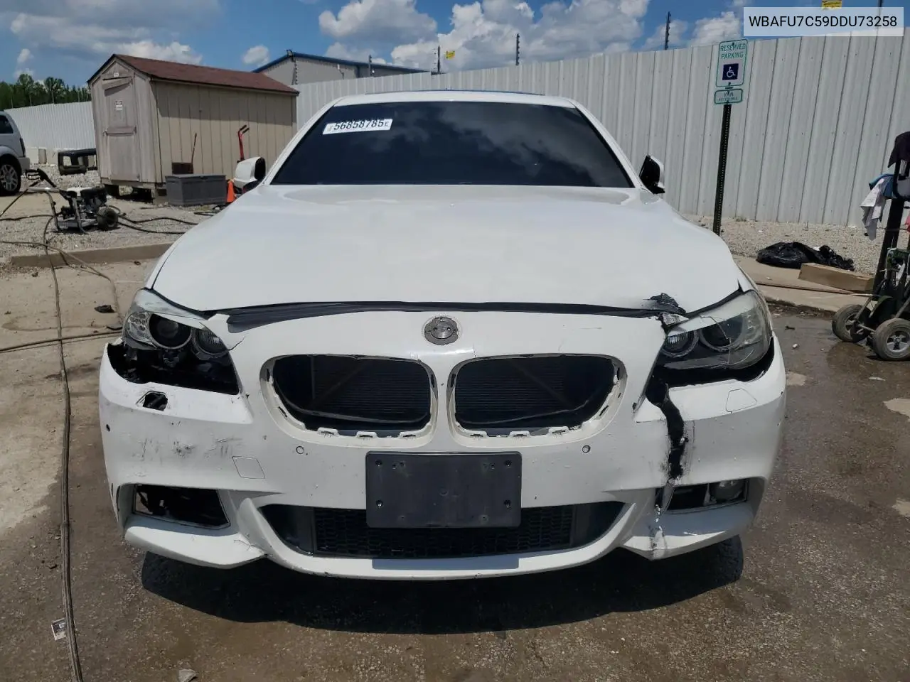 2013 BMW 535 Xi VIN: WBAFU7C59DDU73258 Lot: 56858785
