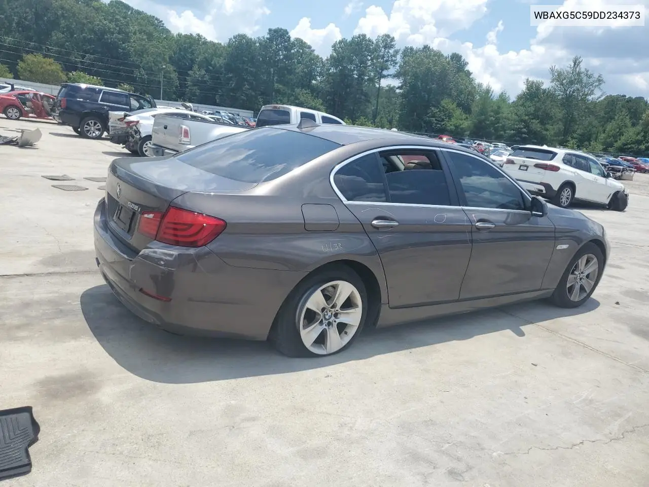 2013 BMW 528 I VIN: WBAXG5C59DD234373 Lot: 62537835