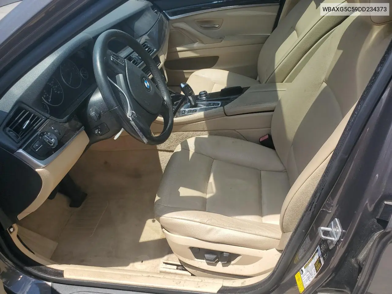 2013 BMW 528 I VIN: WBAXG5C59DD234373 Lot: 62537835