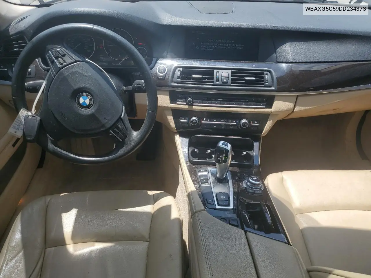 2013 BMW 528 I VIN: WBAXG5C59DD234373 Lot: 62537835
