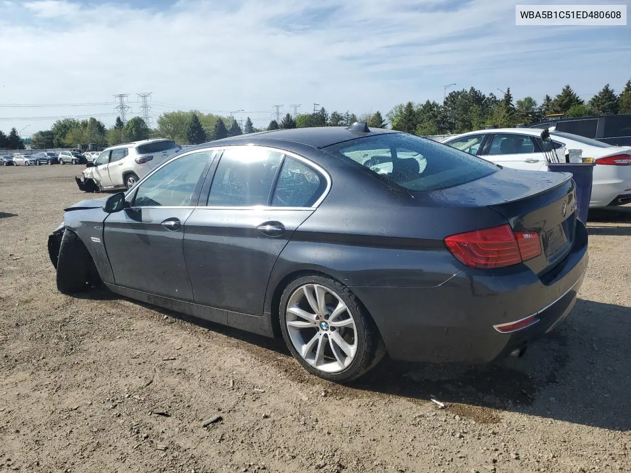 2014 BMW 535 I VIN: WBA5B1C51ED480608 Lot: 56171975