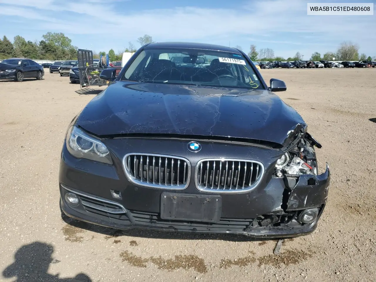 2014 BMW 535 I VIN: WBA5B1C51ED480608 Lot: 56171975