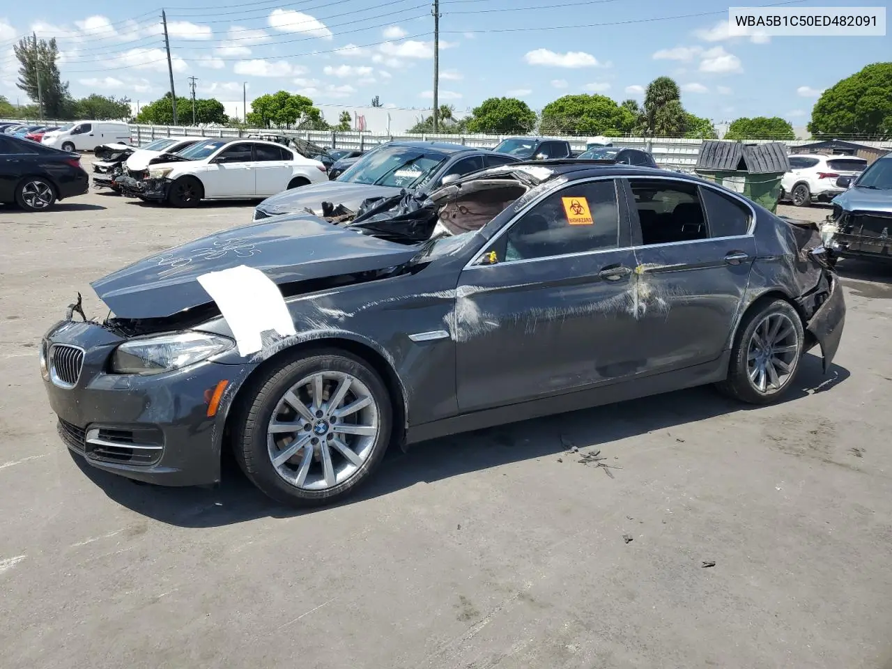 2014 BMW 535 I VIN: WBA5B1C50ED482091 Lot: 56281725
