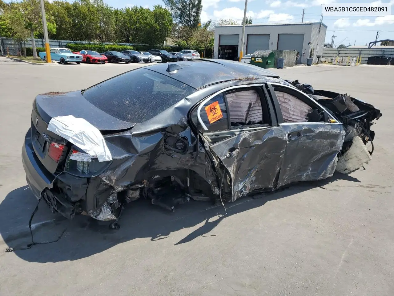 2014 BMW 535 I VIN: WBA5B1C50ED482091 Lot: 56281725