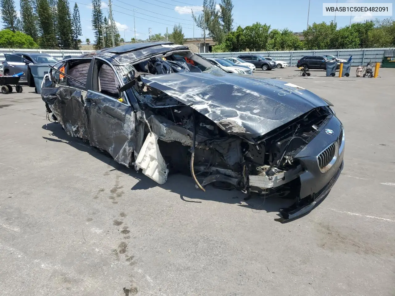 2014 BMW 535 I VIN: WBA5B1C50ED482091 Lot: 56281725