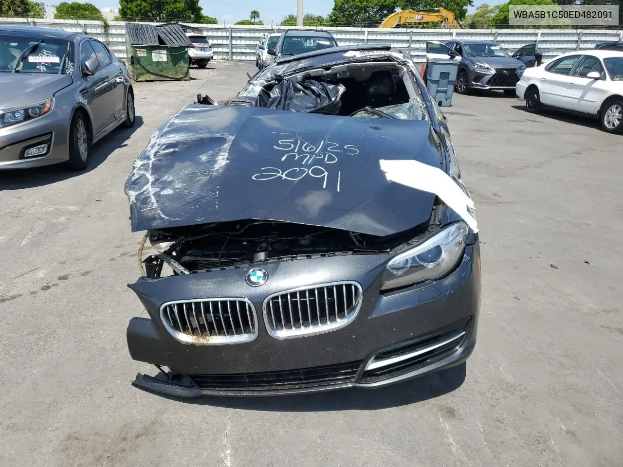 2014 BMW 535 I VIN: WBA5B1C50ED482091 Lot: 56281725