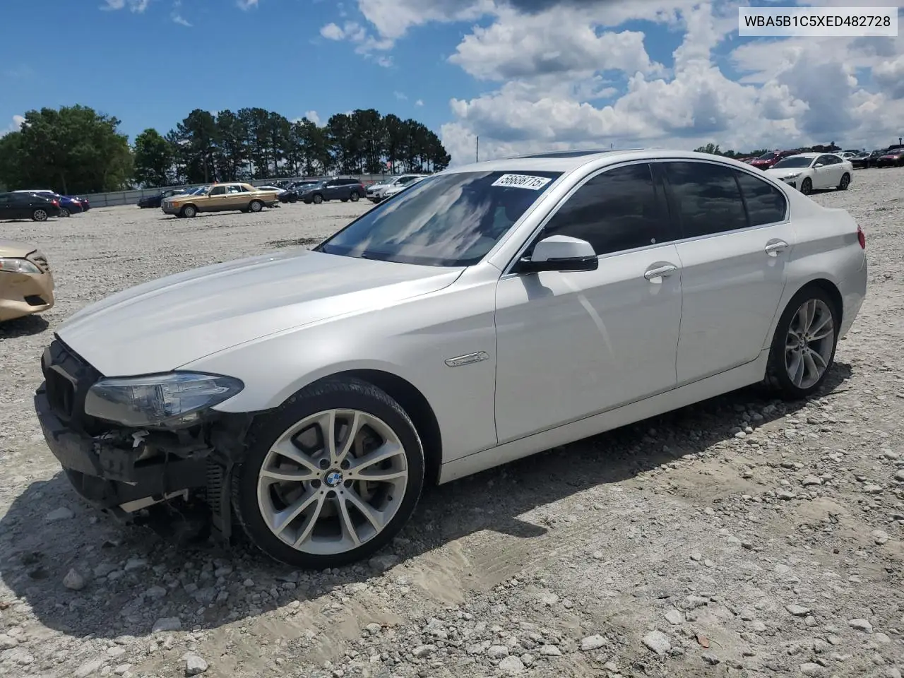 2014 BMW 535 I VIN: WBA5B1C5XED482728 Lot: 56638715