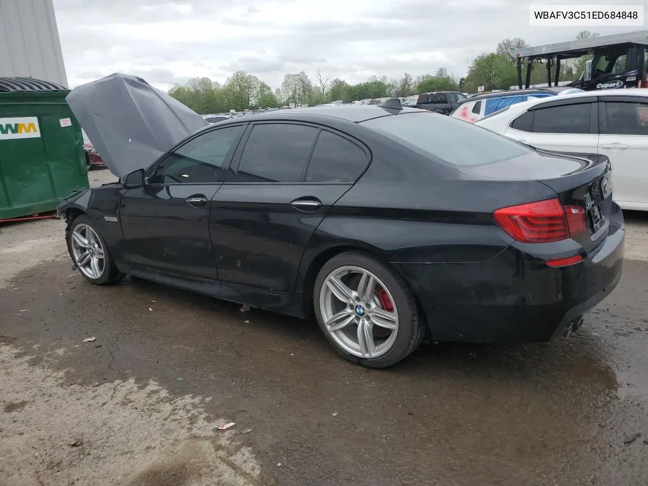 2014 BMW 535 D xDrive VIN: WBAFV3C51ED684848 Lot: 57062985