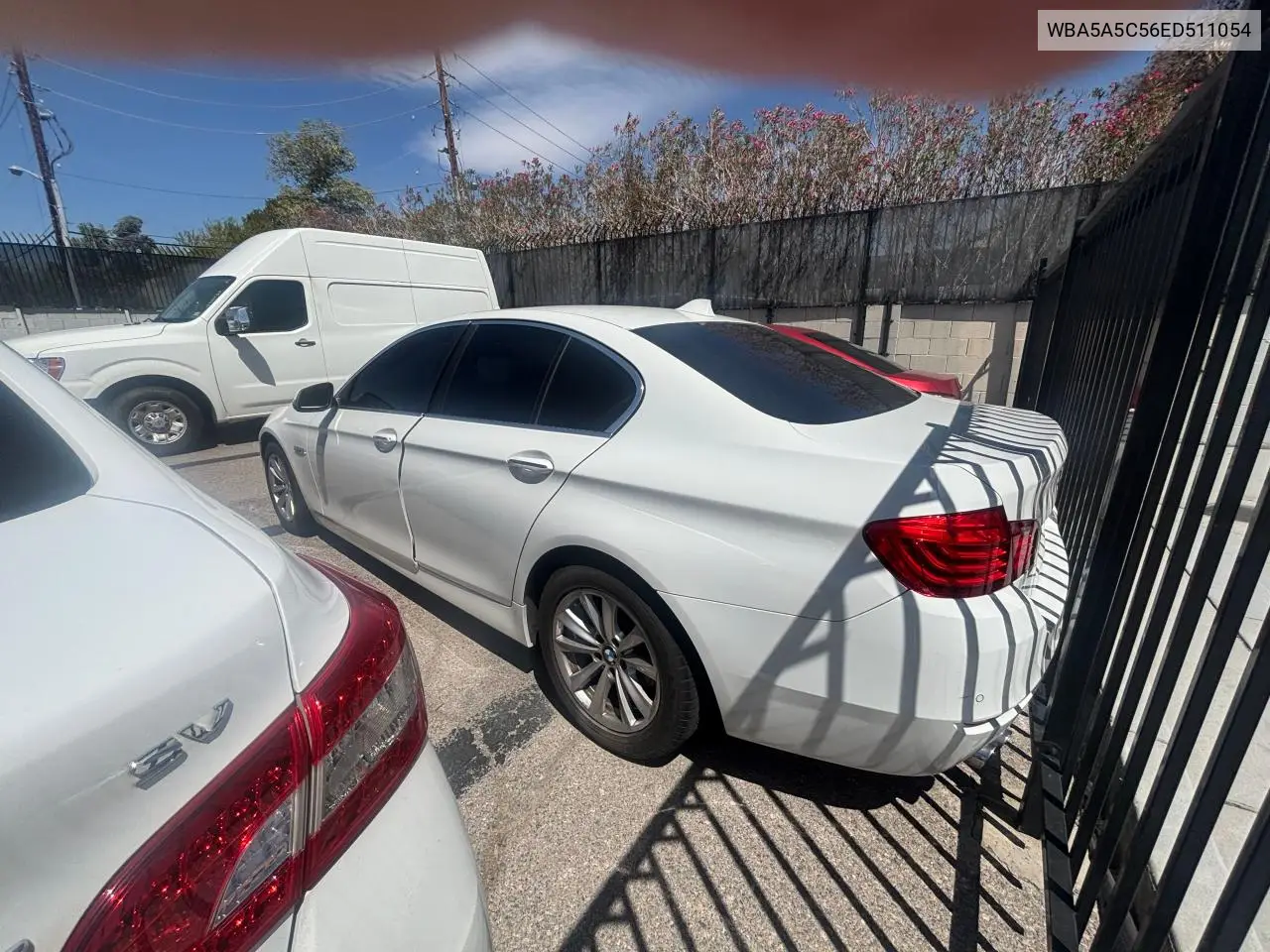2014 BMW 528 I VIN: WBA5A5C56ED511054 Lot: 57175605