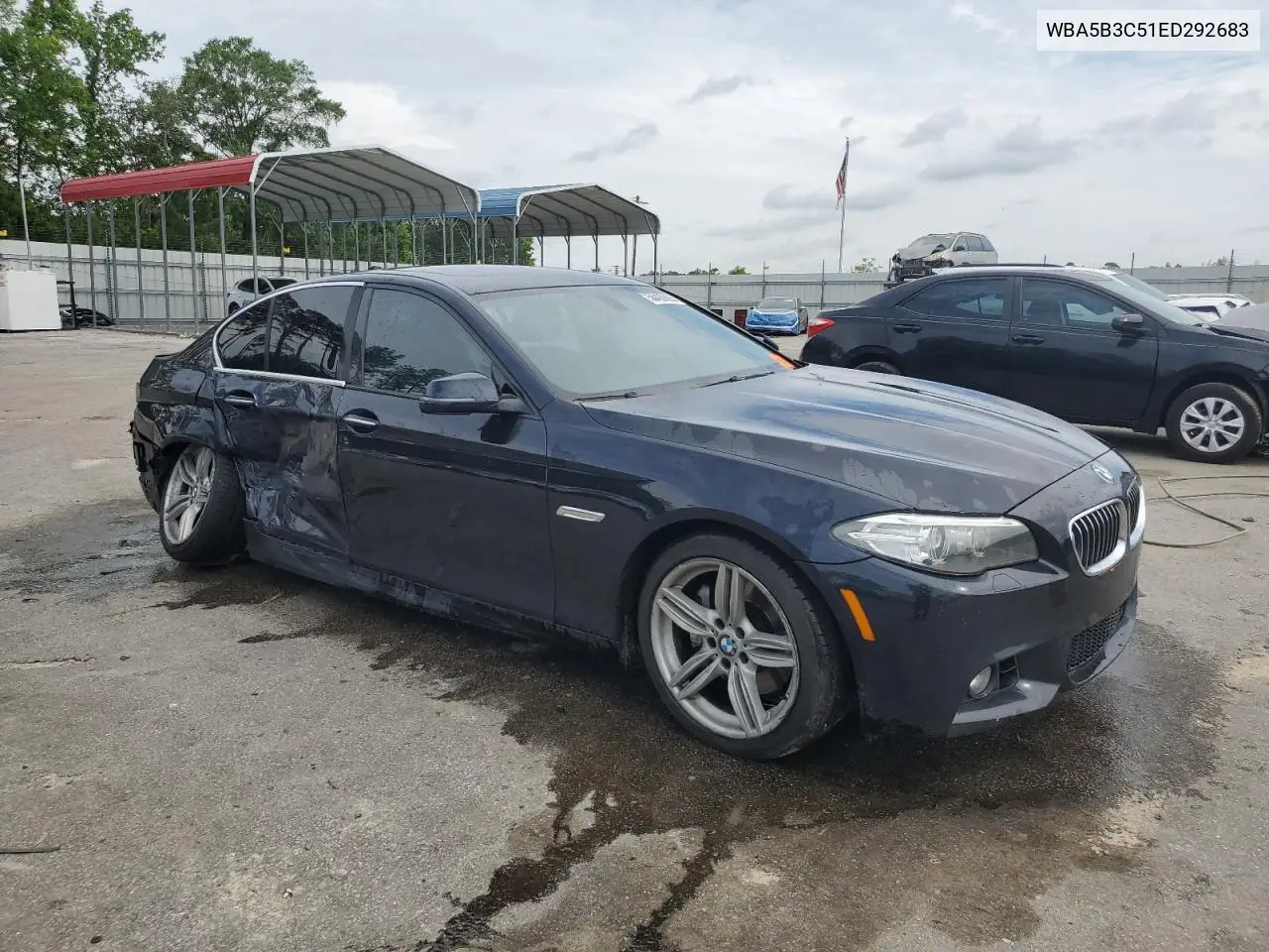 2014 BMW 535 Xi VIN: WBA5B3C51ED292683 Lot: 58400855