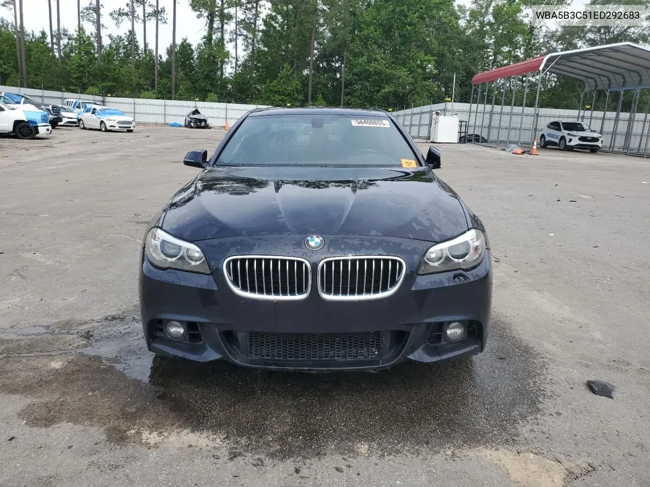 2014 BMW 535 Xi VIN: WBA5B3C51ED292683 Lot: 58400855