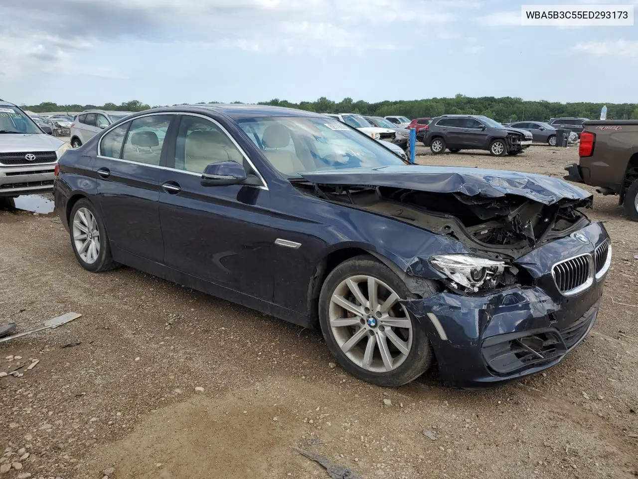 2014 BMW 535 Xi VIN: WBA5B3C55ED293173 Lot: 62779885