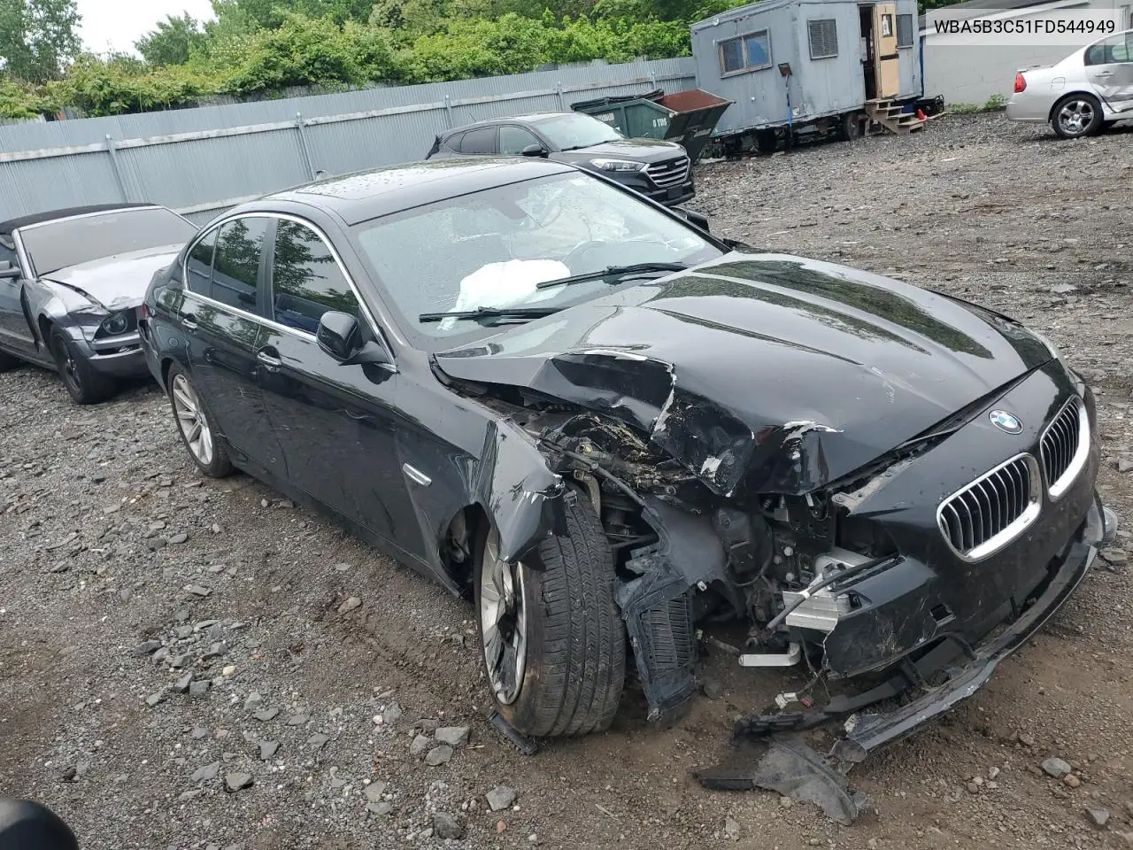 2015 BMW 535 Xi VIN: WBA5B3C51FD544949 Lot: 56528385