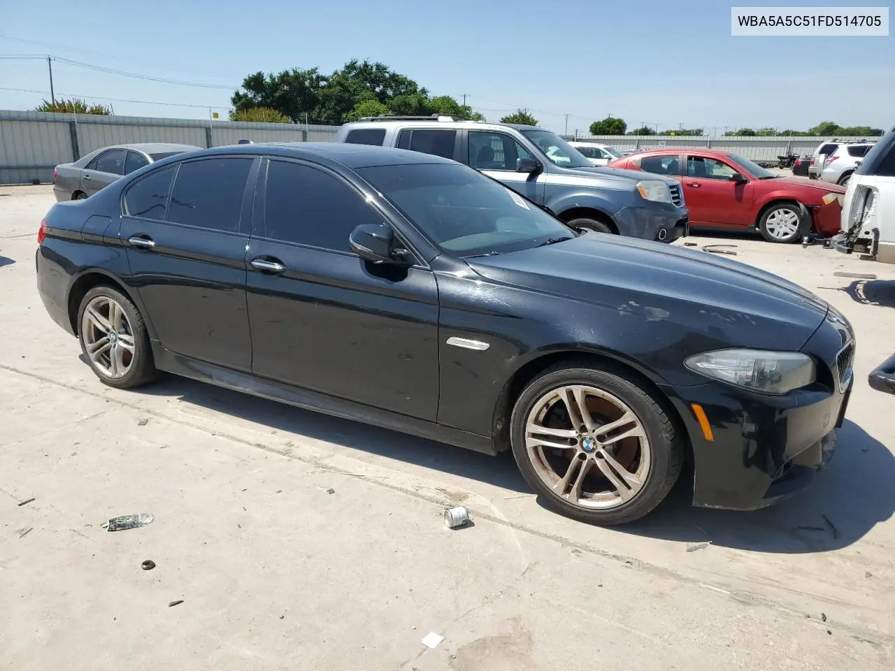 2015 BMW 528 I VIN: WBA5A5C51FD514705 Lot: 56888995