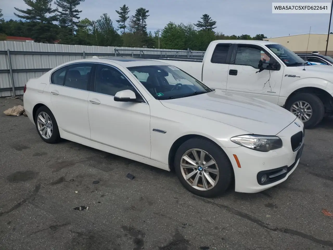 2015 BMW 528 Xi VIN: WBA5A7C5XFD622641 Lot: 56928685