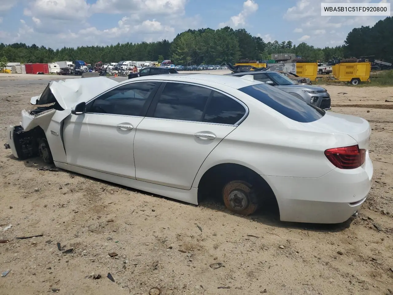 2015 BMW 535 I VIN: WBA5B1C51FD920800 Lot: 61407795