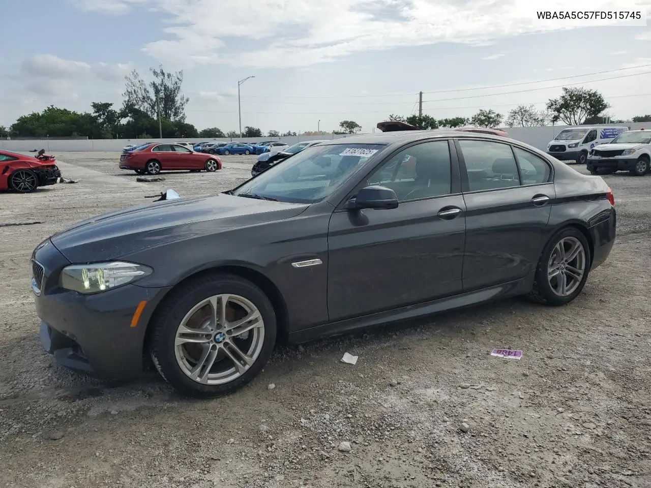 2015 BMW 528 I VIN: WBA5A5C57FD515745 Lot: 61631625