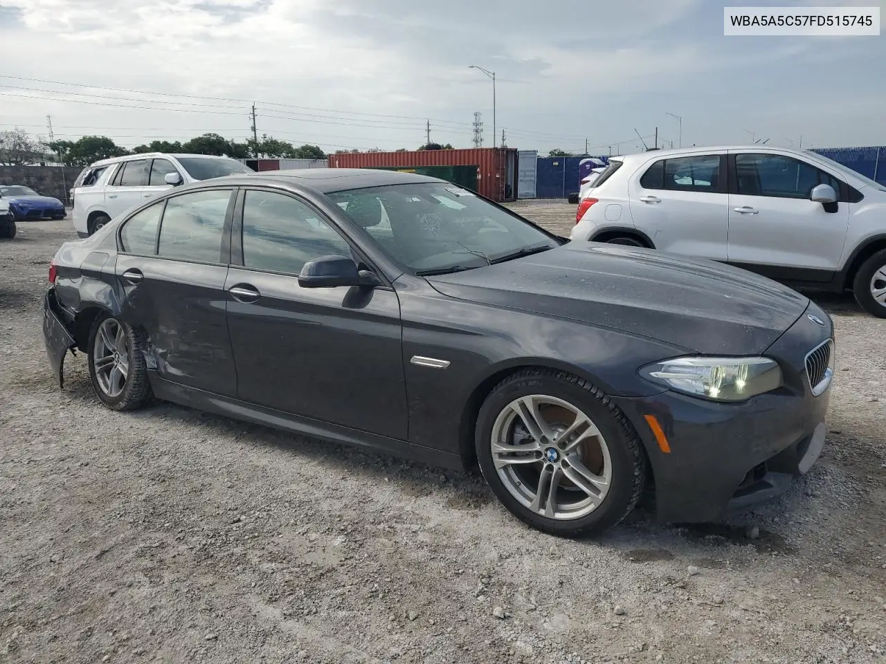 2015 BMW 528 I VIN: WBA5A5C57FD515745 Lot: 61631625
