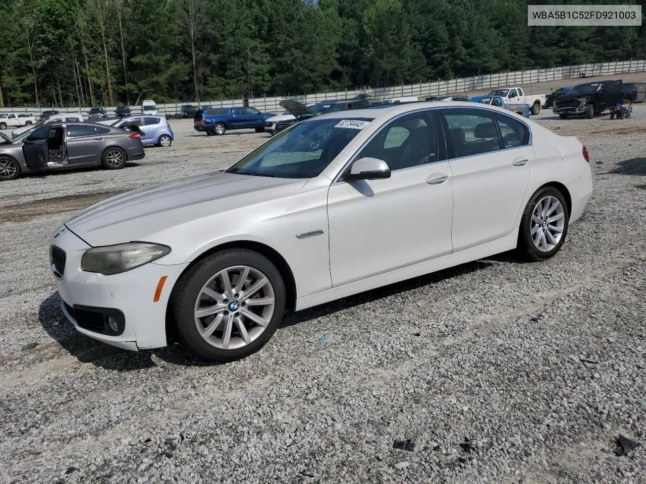 2015 BMW 535 I VIN: WBA5B1C52FD921003 Lot: 62734445