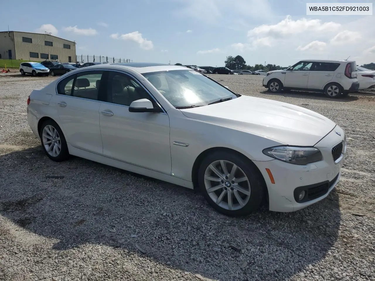 2015 BMW 535 I VIN: WBA5B1C52FD921003 Lot: 62734445