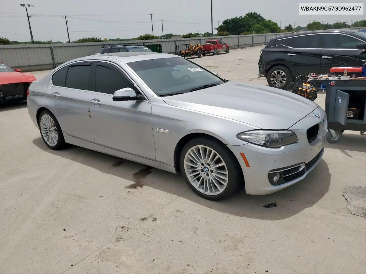 2016 BMW 550 I VIN: WBAKN9C57GD962477 Lot: 57103575
