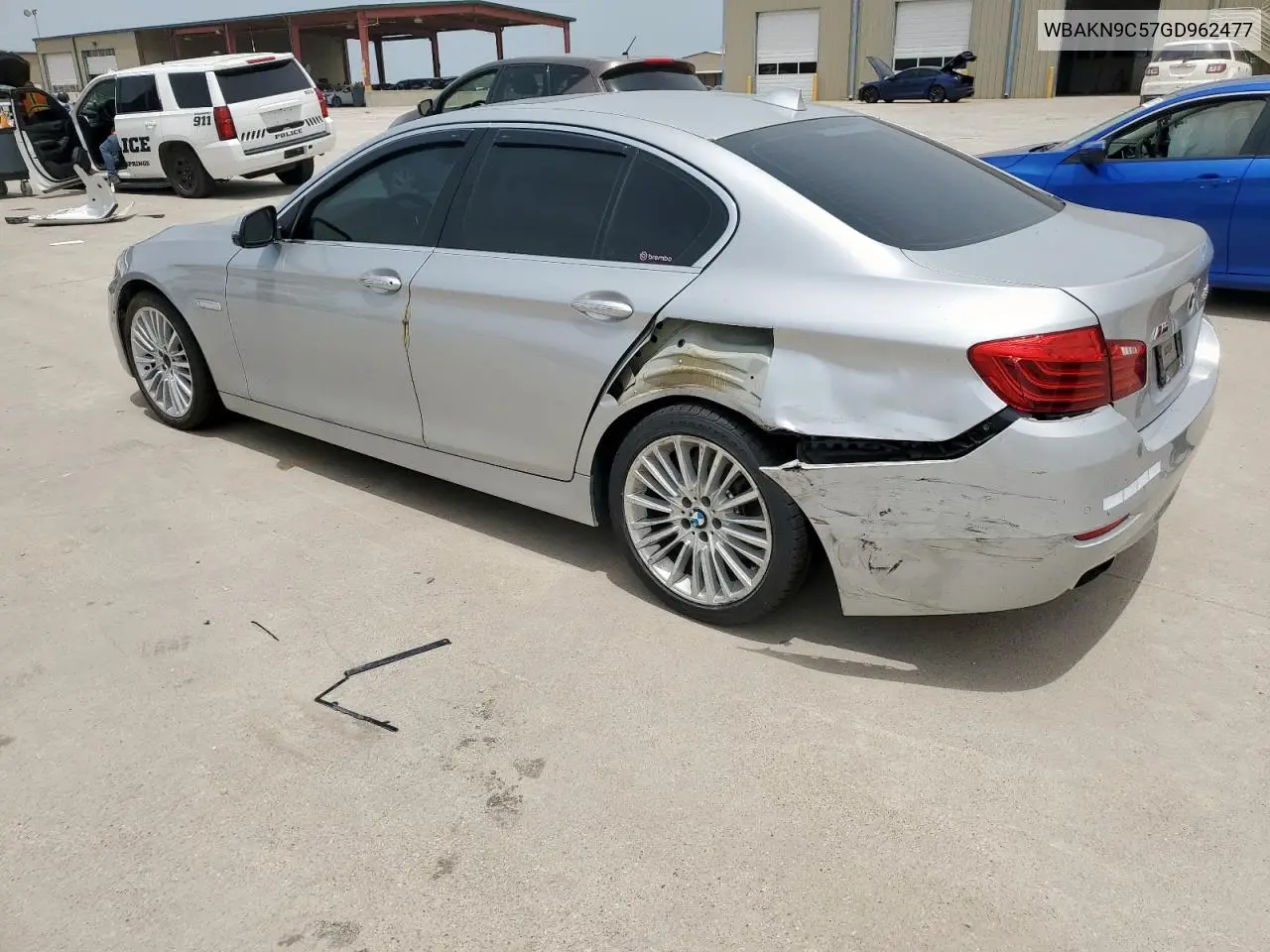 2016 BMW 550 I VIN: WBAKN9C57GD962477 Lot: 57103575