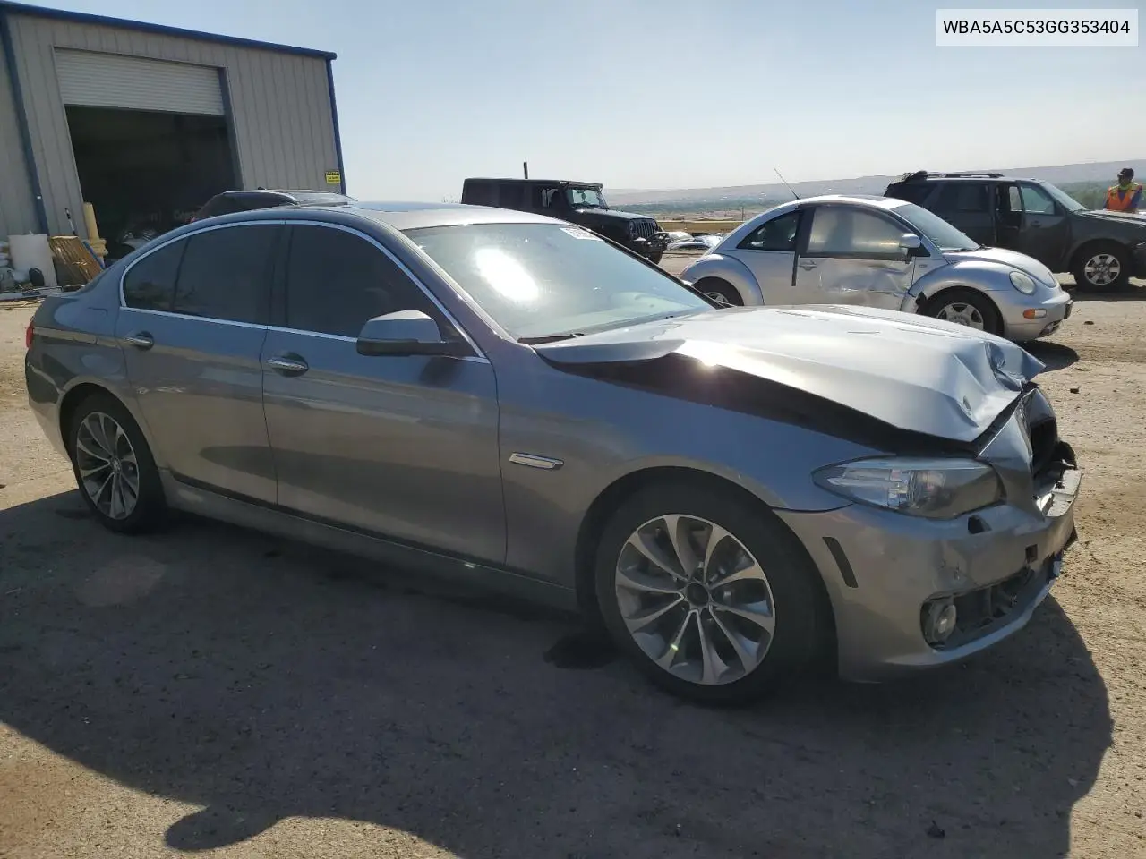 2016 BMW 528 I VIN: WBA5A5C53GG353404 Lot: 57158845
