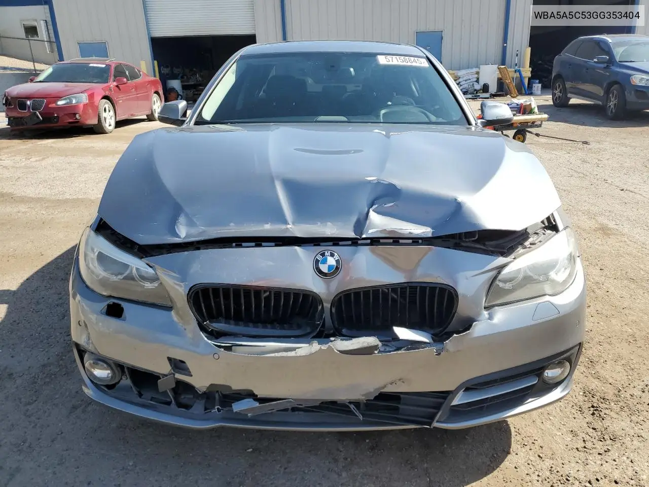 2016 BMW 528 I VIN: WBA5A5C53GG353404 Lot: 57158845