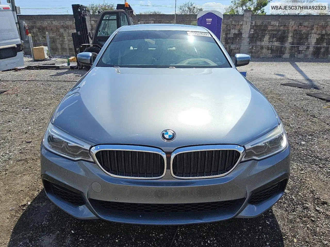 2017 BMW 540 I VIN: WBAJE5C37HWA92323 Lot: 53340355