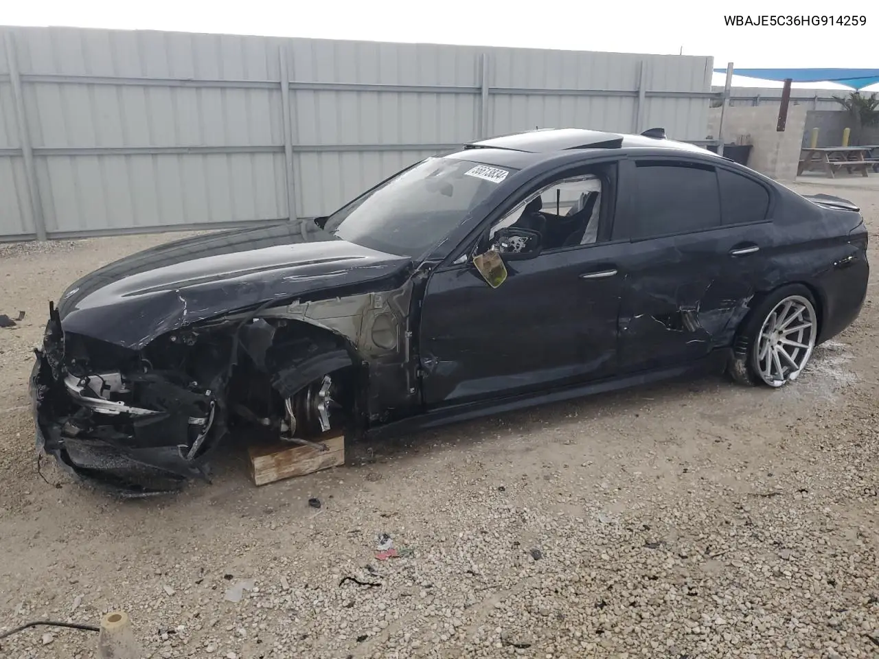 2017 BMW 540 I VIN: WBAJE5C36HG914259 Lot: 56613834