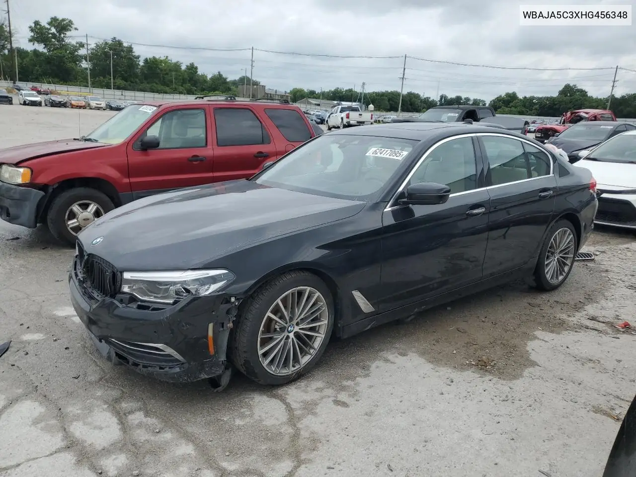2017 BMW 530 I VIN: WBAJA5C3XHG456348 Lot: 62417095
