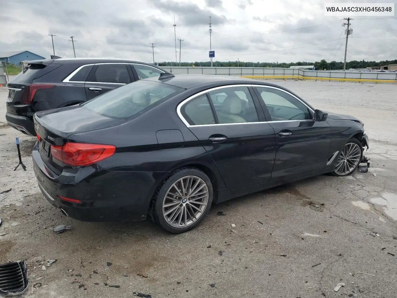 2017 BMW 530 I VIN: WBAJA5C3XHG456348 Lot: 62417095