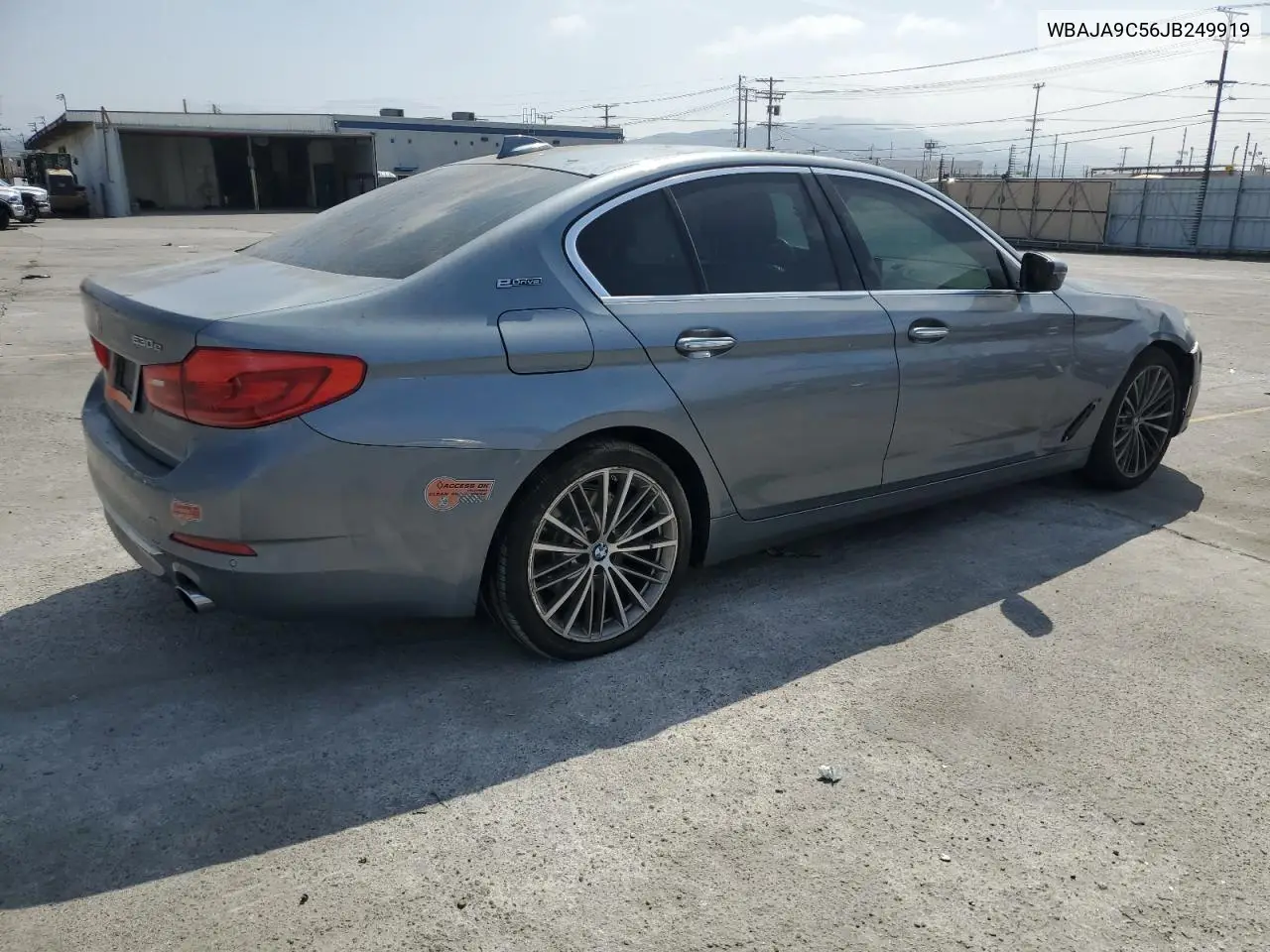 2018 BMW 530E VIN: WBAJA9C56JB249919 Lot: 52748125