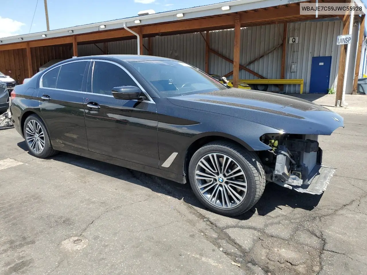 2018 BMW 540 Xi VIN: WBAJE7C59JWC55928 Lot: 63056375
