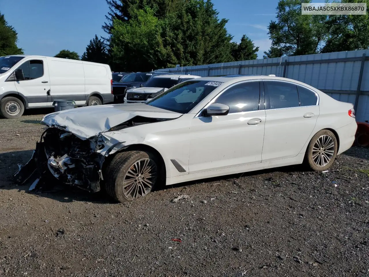 2019 BMW 530 I VIN: WBAJA5C5XKBX86870 Lot: 61678435