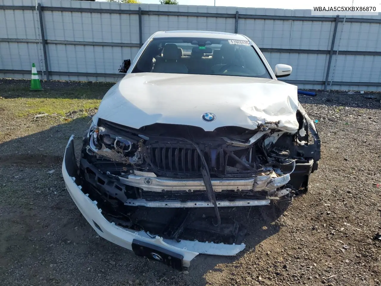 2019 BMW 530 I VIN: WBAJA5C5XKBX86870 Lot: 61678435