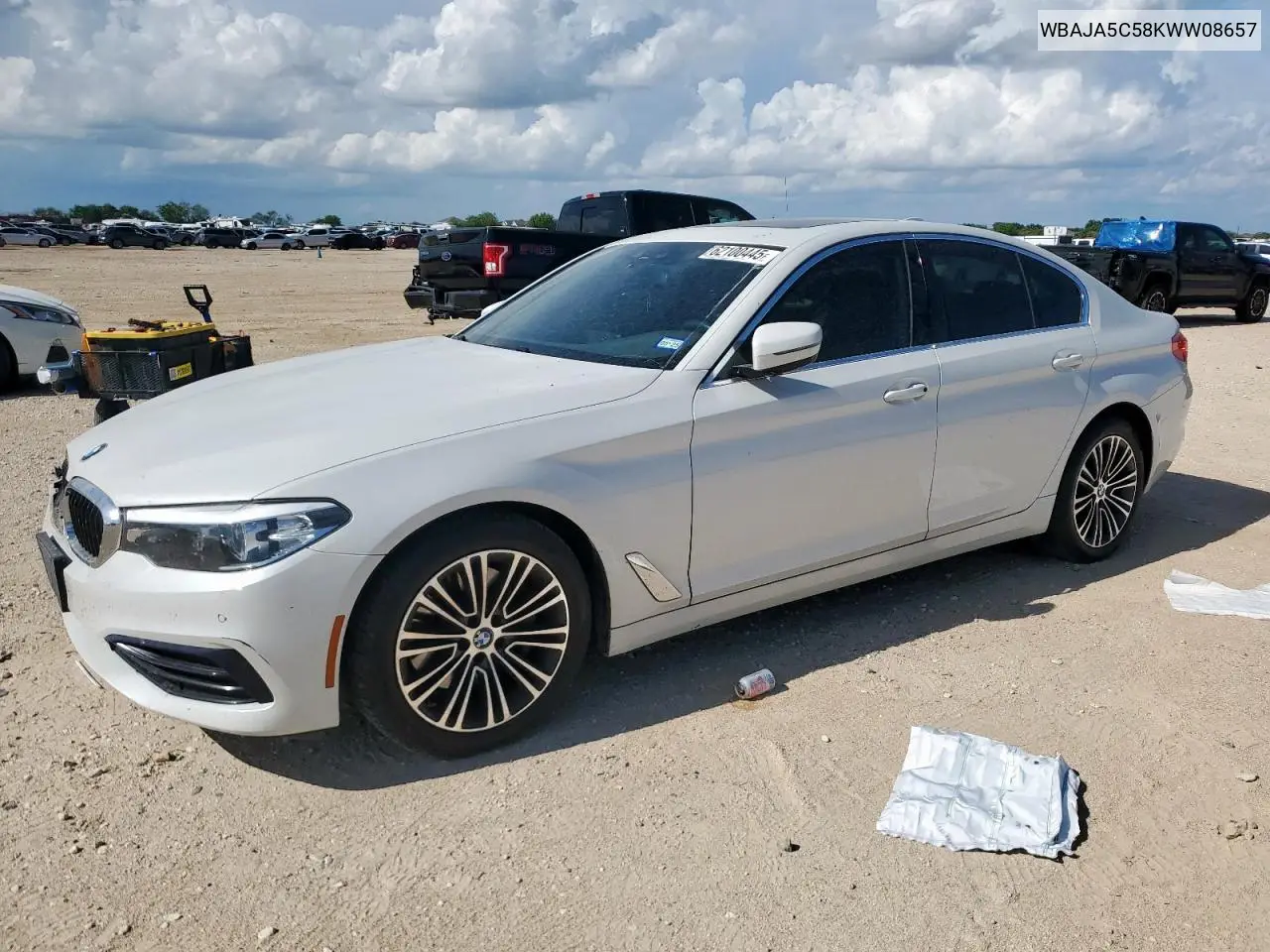 2019 BMW 530 I VIN: WBAJA5C58KWW08657 Lot: 62100445